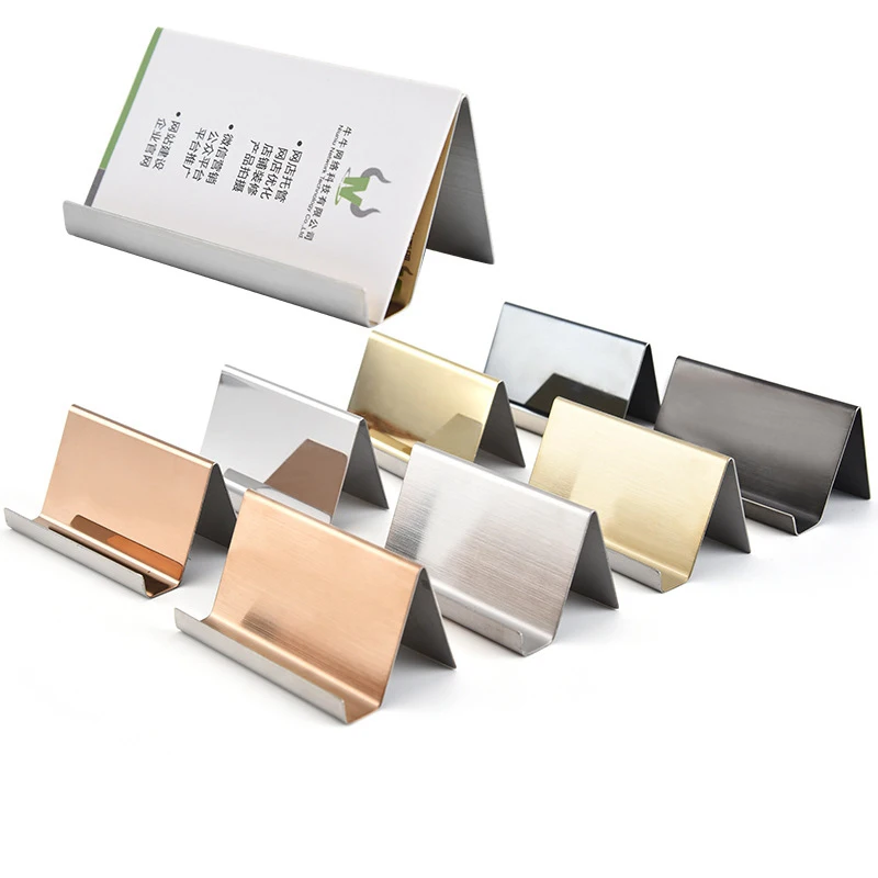 

Business Card Name Tag Display Rack Display Stand Desktop Table Organizer Cellphone Holder Conference Room Accessories