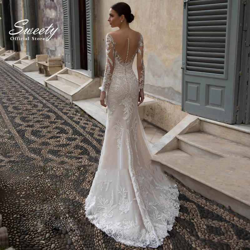 Luxury Detachable 2 In 1 Wedding Dress Embroidered Lace On Net With Train V-neck Sleeveless Vintage Bride Gowns Vestido De Novia