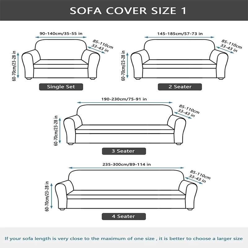 1pc PU Leather Sofa Slipcover Thick Sofa Cover for Living Room  Bedroom Office Home Decor  1/2/3/4 Seater Sofa Cover 가죽 소파 커버 2