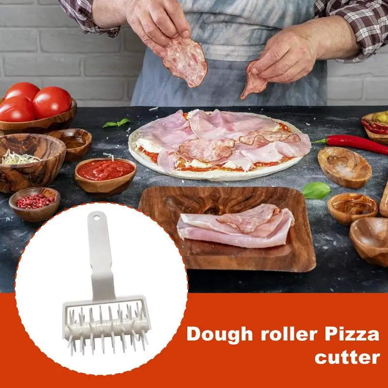 High Quality Essential tool for multi-purpose baking Easy to clean Pie Pizza Cutter Dough Roller Lattice Cake ABS Baking Tool