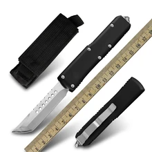 

Micro Cool Sword Fixed Blade Knife OTF Automatic Knife Camping Tactical Knife D2 Steel Folding Knives Pocket Double Action Knife