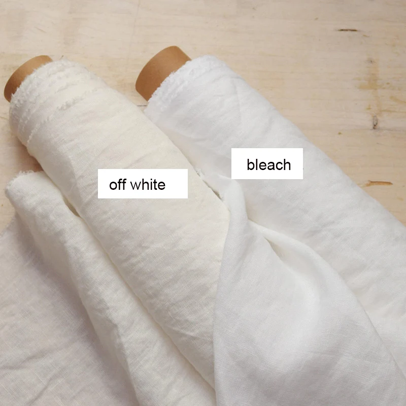 Soft Thin Linen Fabric, Organic Material, Pure Natural Flax for Sewing Handmade Clothes, 280cm Width 4