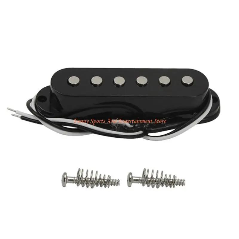 C4DE 1Pc Alnico 5 싱글 코일 픽업 기타 픽업 넥/미들/브리지 50/50/52mm