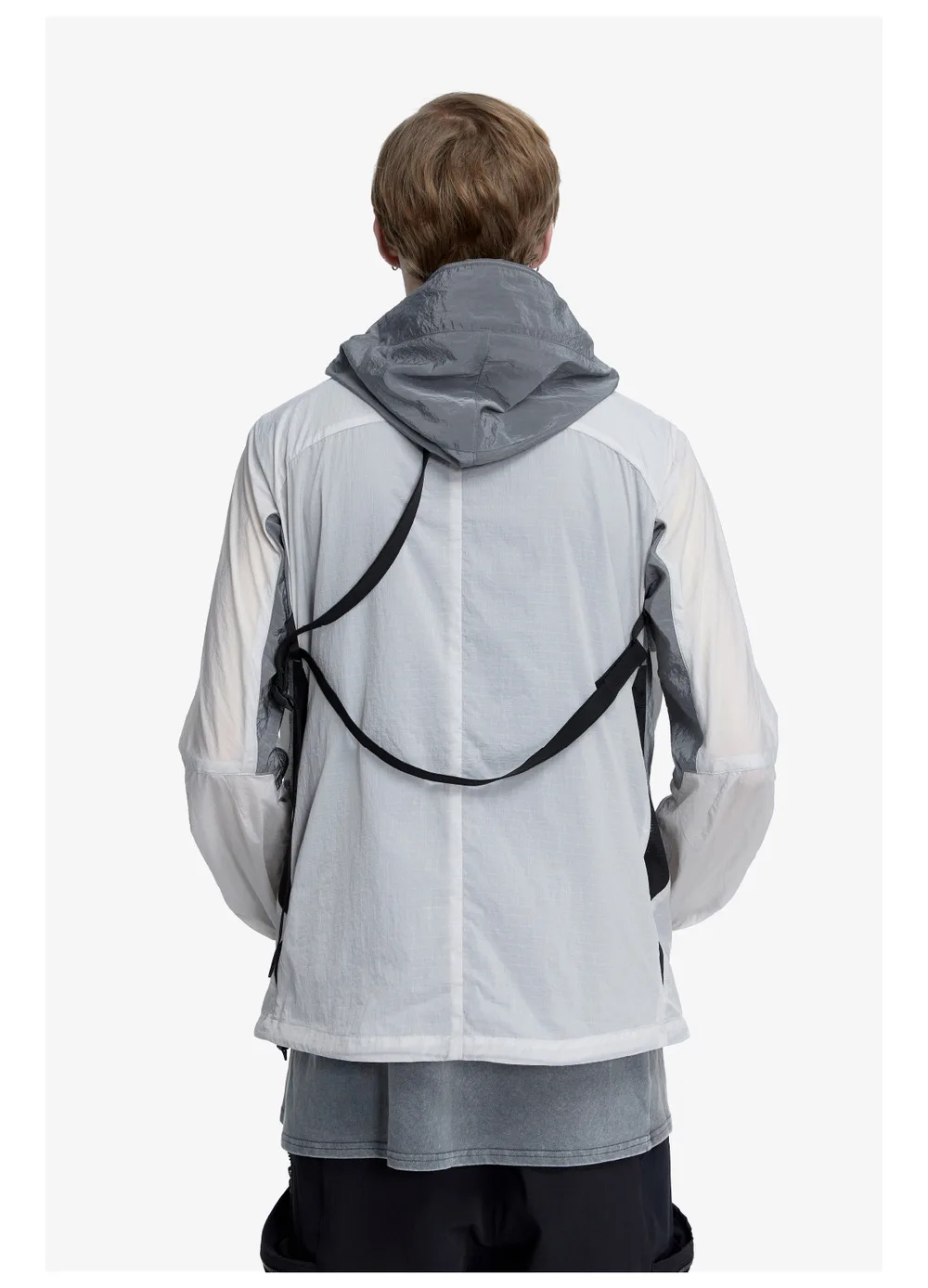 Reindee Lusion 23ss Light breathable UV protection jacket high collar shape adjustable hood techwear gorpcore