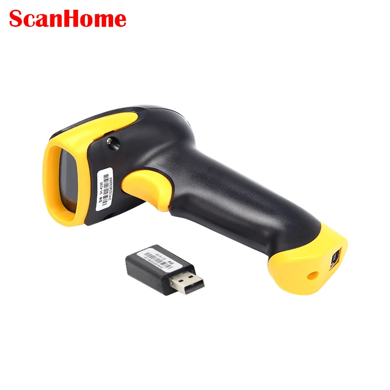 ScanHome Wireless Barcode Scanners cordless Handheld Barcode Readers 1D/2D QR PDF417 DPM USB RS232 TTL 485 scanner SH-4100