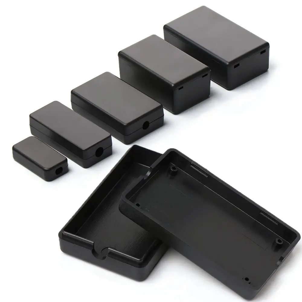 Black ABS Plastic Waterproof Electronic Project Box