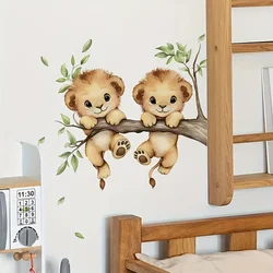 Cute Lion Cub Wall Art - Realistic Animal Print Decoration - 30Cmx40Cm (A)