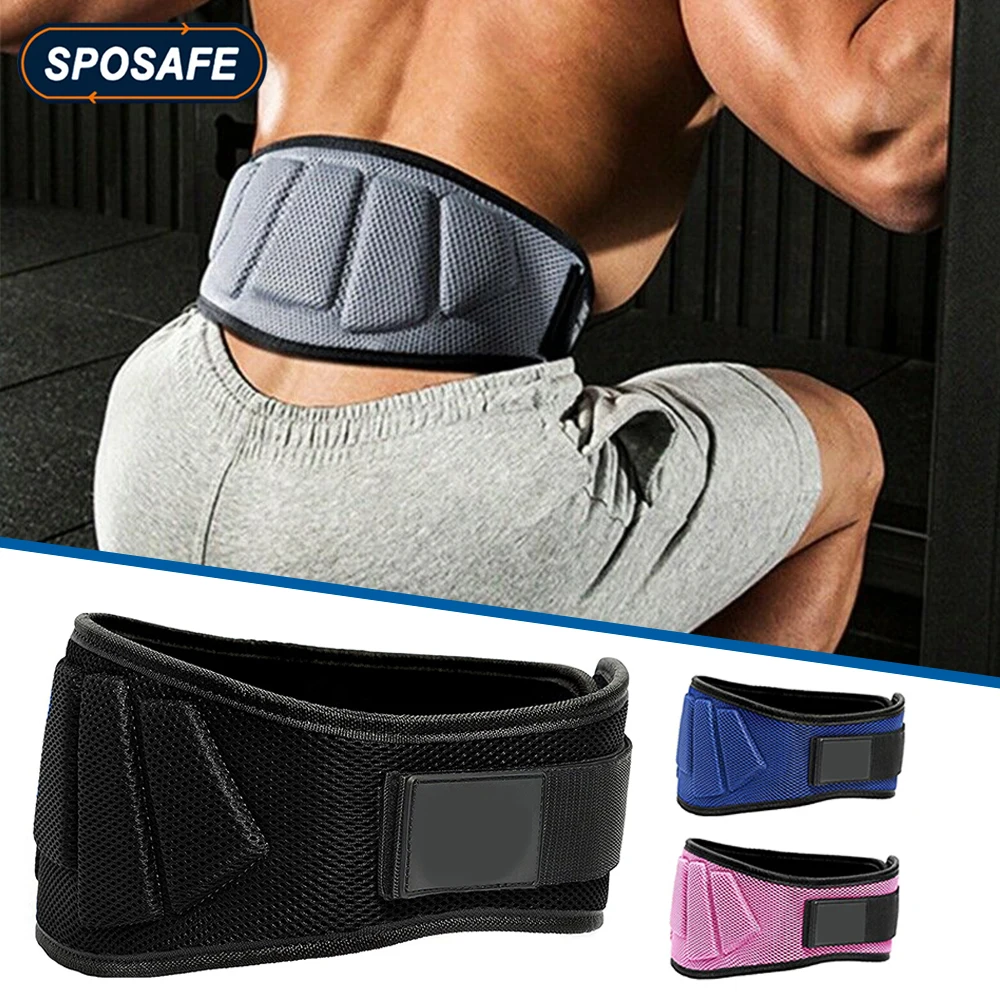 

Sport Waist Support Compression Belt Highly Elastic Sweat-absorbing Breathable Lumbar Back Brace for Fitness Weightlifting Squat