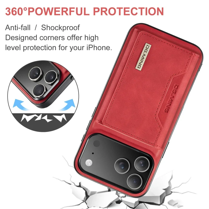 Premium Magnetic Leather Wallet Phone Case – Luxury Flip Cover Coque
