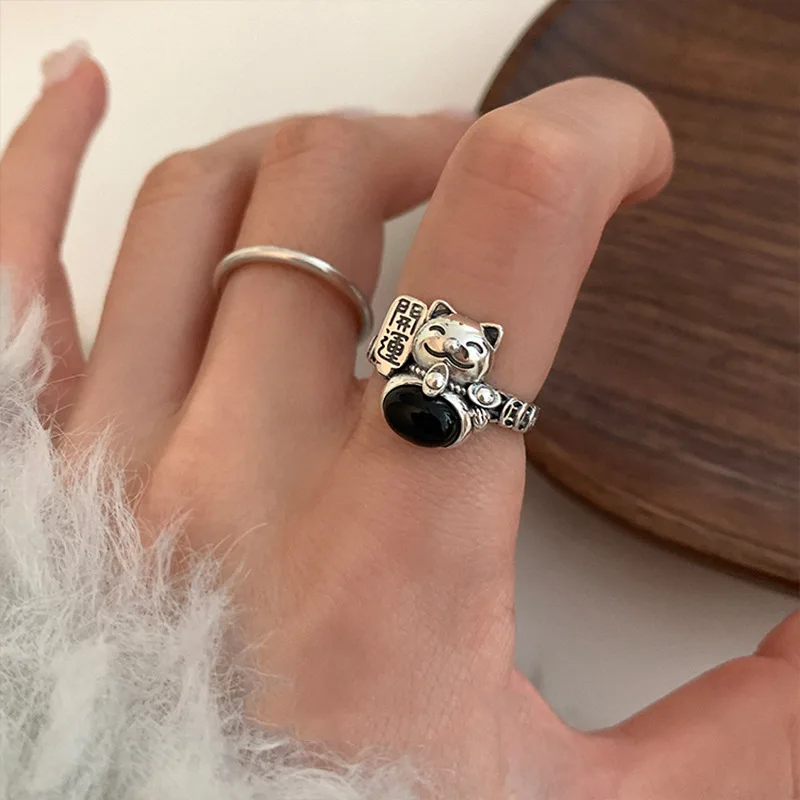 panda bear coin coin panda ring