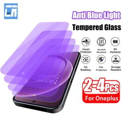 Premium Anti - Blue Light Tempered Glass Screen Protector - Full Coverage Protective Film, 2 - 4 Piece Set - 3Piece