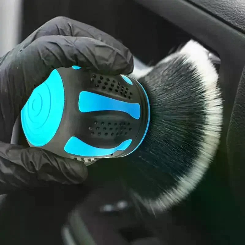 1pcs 소형 다목적 디테일링 브러쉬 먼지 제거 또는 내부 및 섬세한 표면 세척용 부드러운 브러쉬 자동차 청소 도구