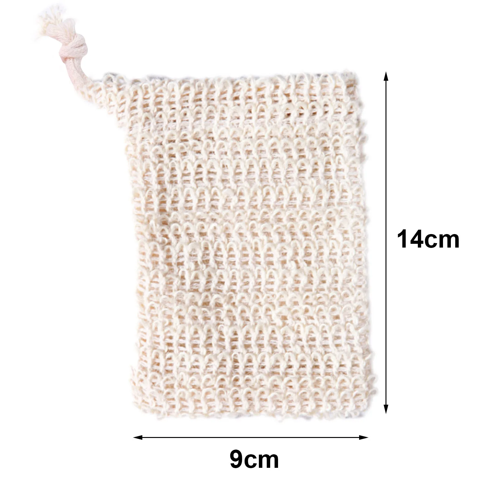 1-20pcs Natural Sisal Soap Bags Shower Bath Exfoliating Soap Saver Pouch Holder for Bath & Shower Use Soap Packaging Mesh Bags ﻿ 6