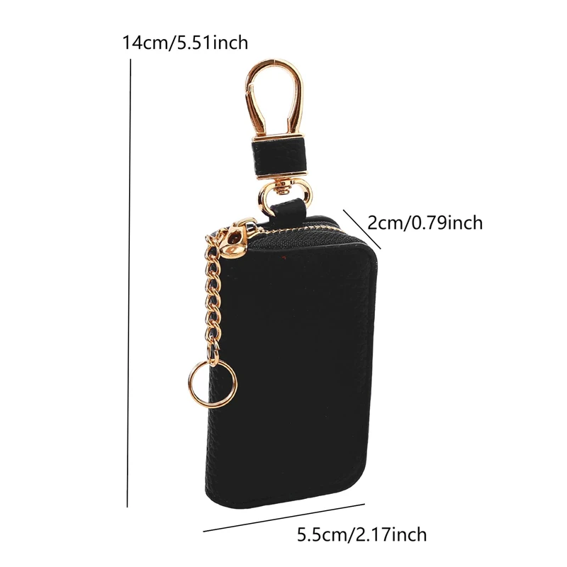 Key Pouch Zipper Key Holder Organizer Car Bag Wallet Keychain Fashion Simple Case Bag Men Women Car Protect Cover