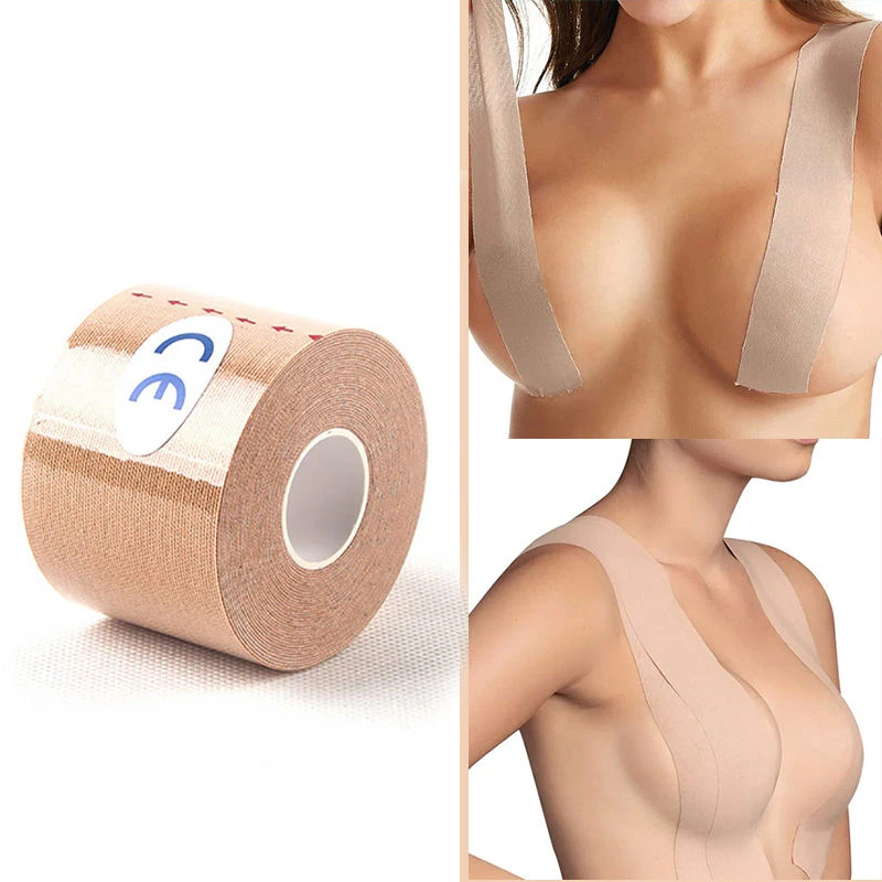 

2Rolls Women Invisible Boob Tape Breast Lifting Tape Nipple Covers Sticker Chest Breast Adhesive Push Up Sticky Bra