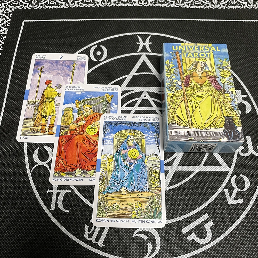 Cartas de Oraculos de Tarot, inglés, italiano, español, francés, alemán,  oráculo, baraja, predicción del destino - AliExpress