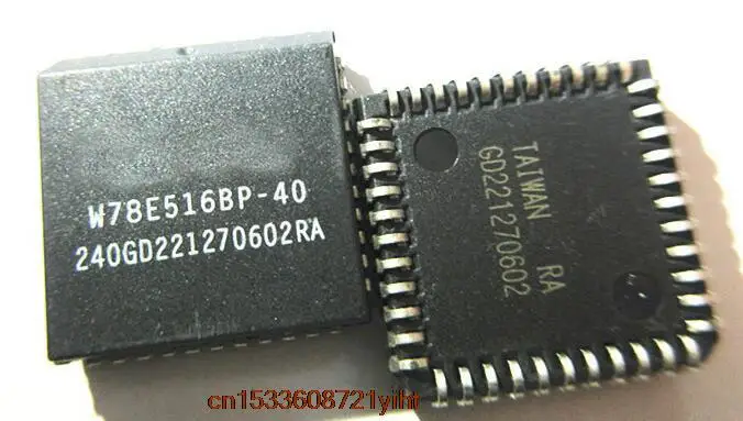 

10 pieces/lot 100% new original W78E516BP-40 W78E516BP WINBOND PLCC-44 IC