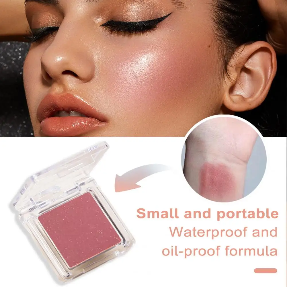 

Monochrome Peach Blush Long-Lasting Matte Finish Smooth Waterproof Blush For Natural Delicate Cheeks