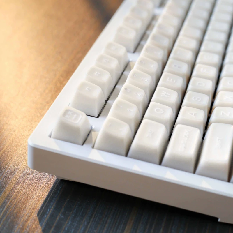 Echome-branco Jade Tema Teclado Cap Translúcido Pbt Sublimação de Corante para Teclado Mecânico SA Perfil - Imagem 4
