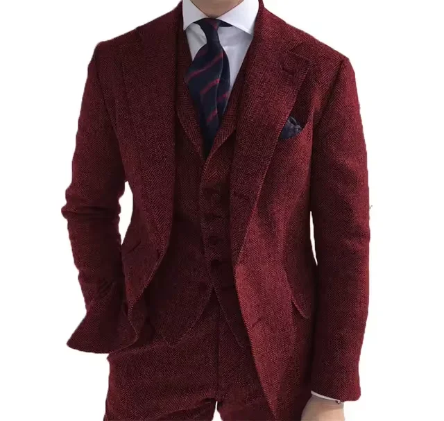 Burgundy 3 Pieces