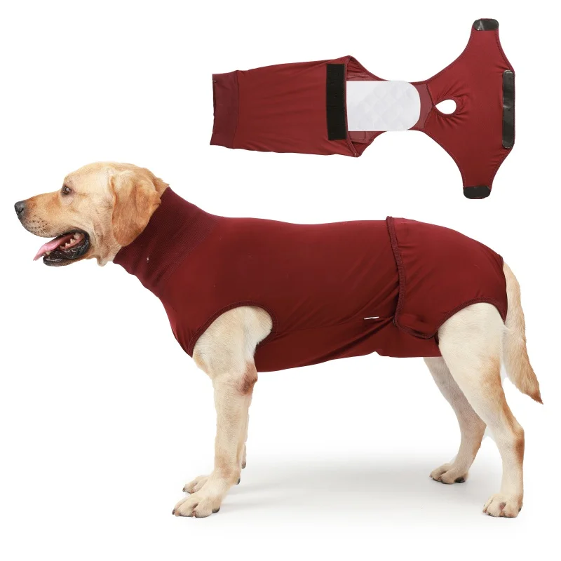 Recovery Suit for Dogs Cats After Surgery Professional Pet Recovery Shirts Dog Abdominal Wounds Bandages Prevent Licking XXS-3XL new pet post surgery suit after dog operation beneficial licking reduce the spread of fleas to wound recovery