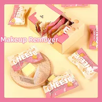 8PCS Makeup Remover Travel Pack Cheese Pack Clear Makeup Remover Mild Eye and Lip 3 In 1 Solid Makeup Remover Oil Portable Set 1