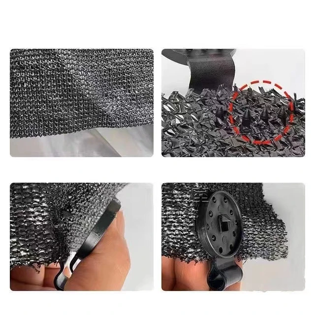 Műanyag Árnyékháló Nettó Klipek Árnyékszövet -Bilincsek Accessorie Grommets A Háló Burkolatához Napvédő Szövet Kerti Hátsó Udvarban Üvegházban - Image 4