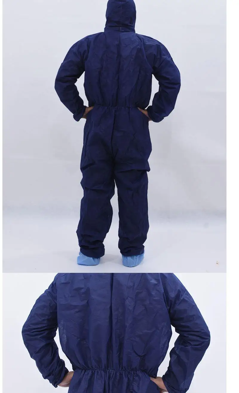 Disposable Jumpsuit Oil-Resistant Dustproof Work Safety Clothing Spary Painting Cover All Protection Overall Suit