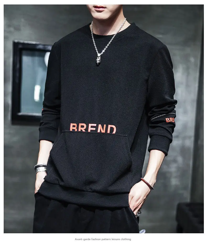 

2023 Spring Autumn Fashion Brand Hooded Men Streetwear Pullover Men Cotton Hoodies Hip Hop Men Tracksuits Fashion Sweatshirt