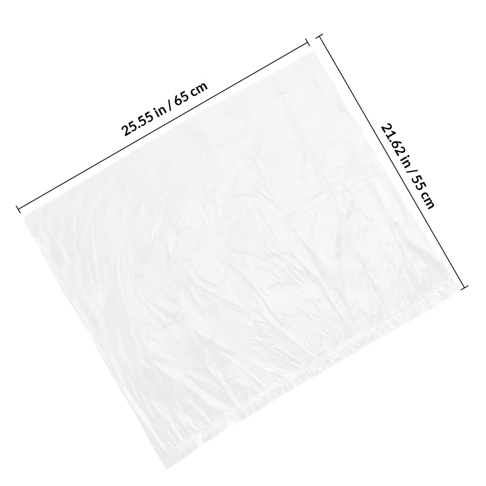 160Pcs 일회용 발 목욕 가방 가정용 스파 살롱 페디큐어 발 관리 용품을위한 두꺼운 플라스틱 담그는 가방 발 관리 가방