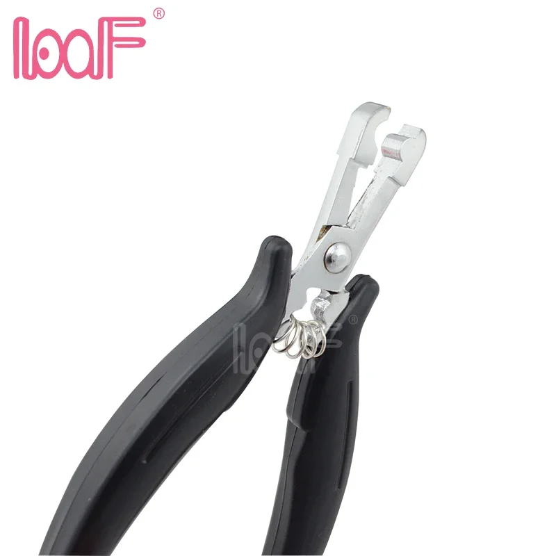 LOOF 1pc C type hair extensions pliers for Nail shaped making tools