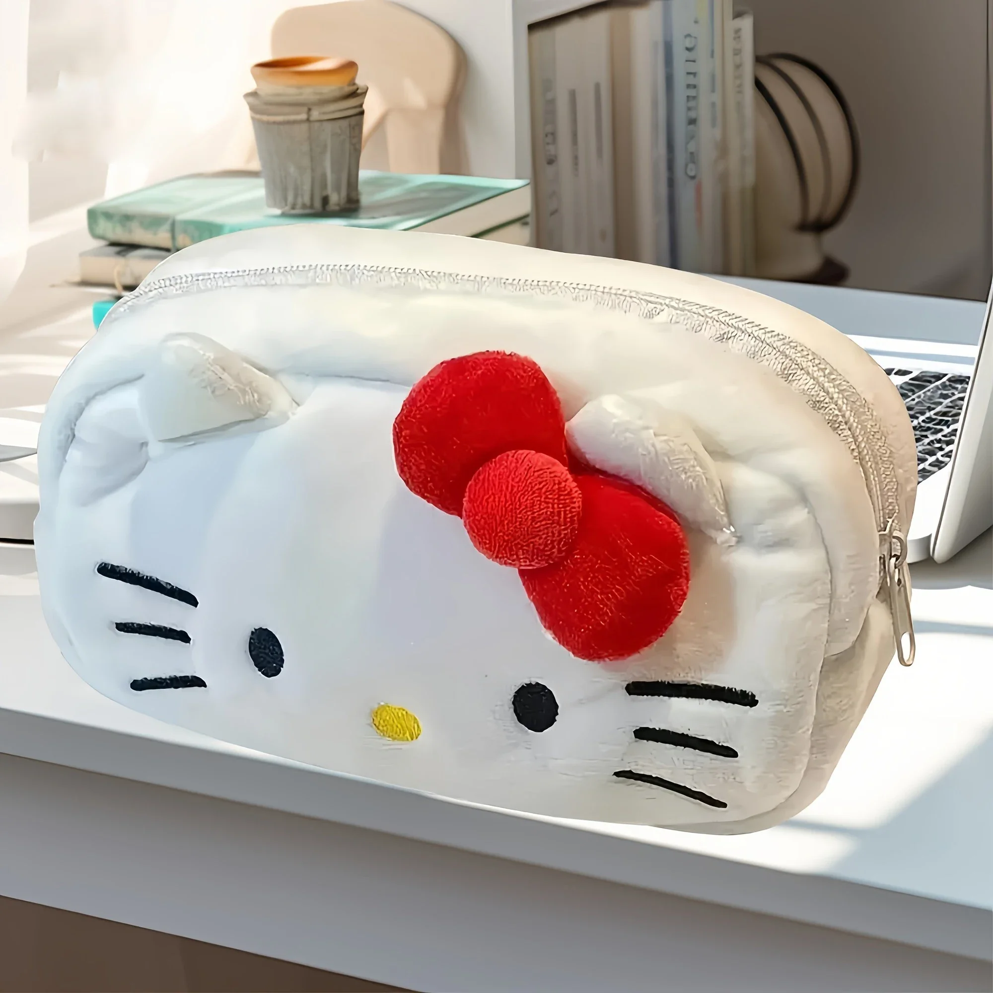 Cosmetic Bag Hello Kitty & Cinnamoroll Cartoon Cute Multi-Purpose Coin Purse Storage Bag Pencil Case For Daily Use And Travel