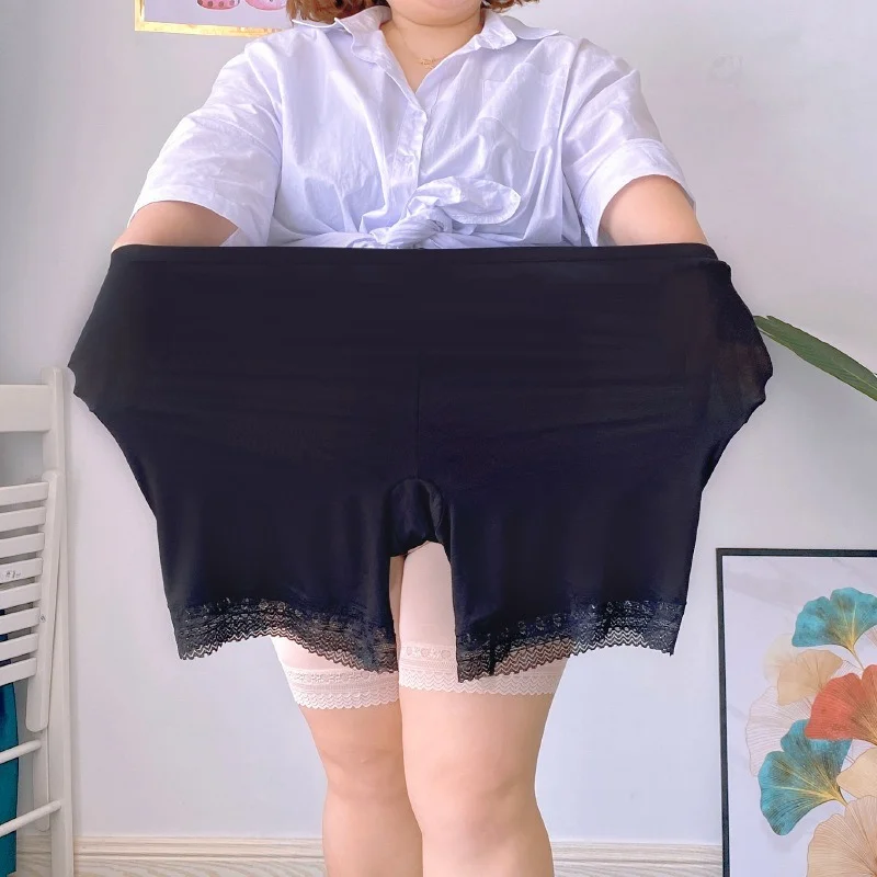 High waist panties Women Summer Panties Lace Seamless Safety Short Pants Women's High Waist Stretch Shorts Briefs Slimming Under Skirt Shorts