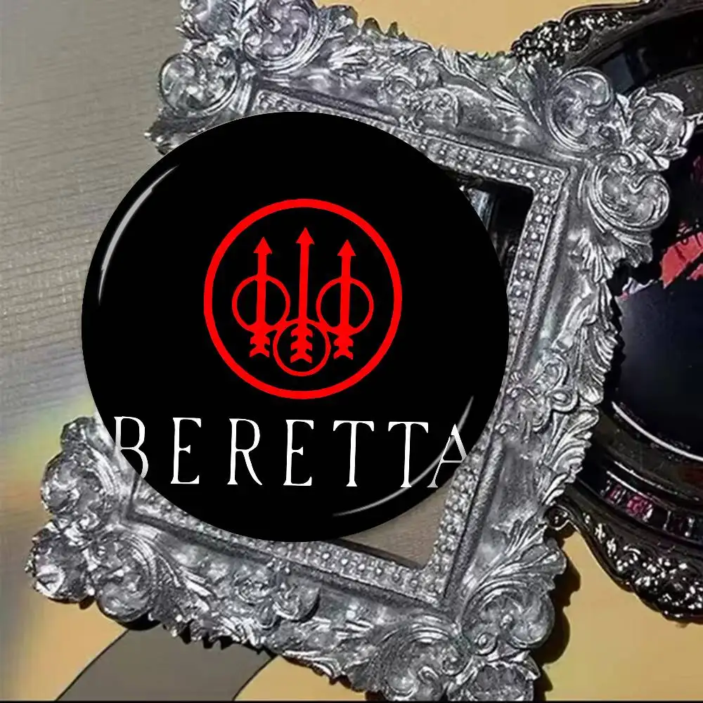 Customizable BerettaS Logo Button Pins – Cute & Creative Badge Jewelry Decor Gifts