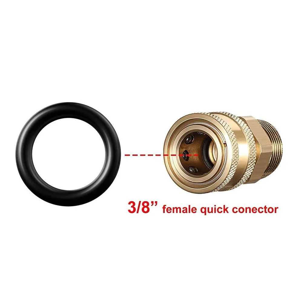 40PCS 3/8 O-Rings Kit For Pressure Washer Hose Quick Disconnect Garden Irrigation Tools Accessories Replacement