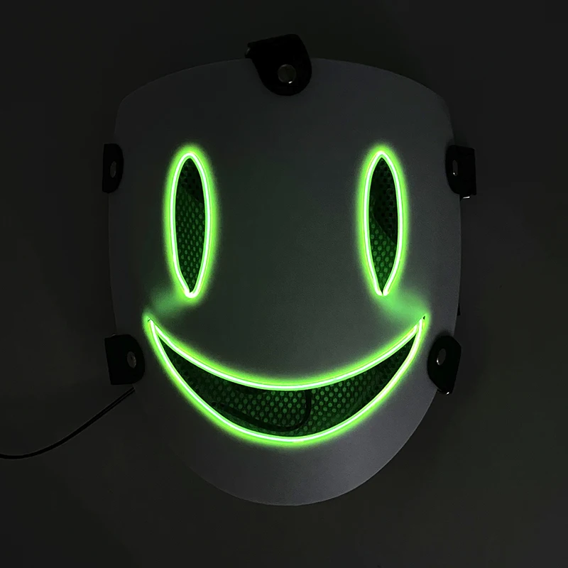High Rise Invasion-Inspired Yuri Honjo Neon Glow Face Mask Cosplay Prop