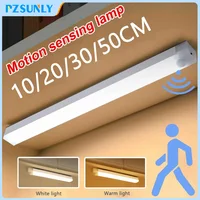 Veilleuse LED sans fil avec détecteur de mouvement, type C, aste, armoire, lampe de garde-robe, rétroéclairage d'escalier pour cuisine 1