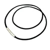 2MM/3MM/4MM/5MM Black Color Leather Chokers Necklaces For Women Men Rope Chain Stainless Steel Magnetic Clasp Jewelry 2