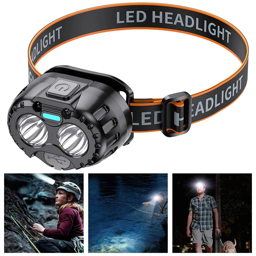 Waterproof LED Headlamp 250LM 6