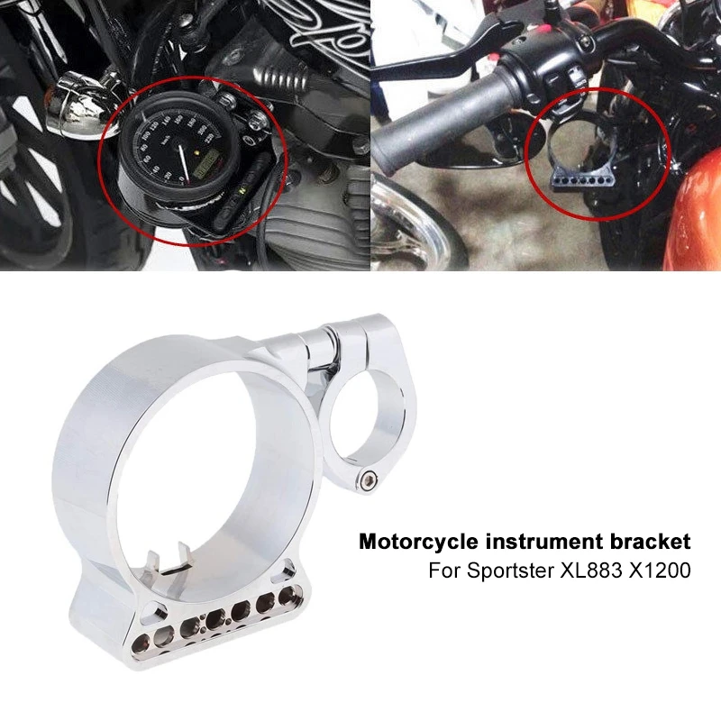 

Крепление спидометра для мотоцикла планшетов для Sportster XL883 XL1200 Silver