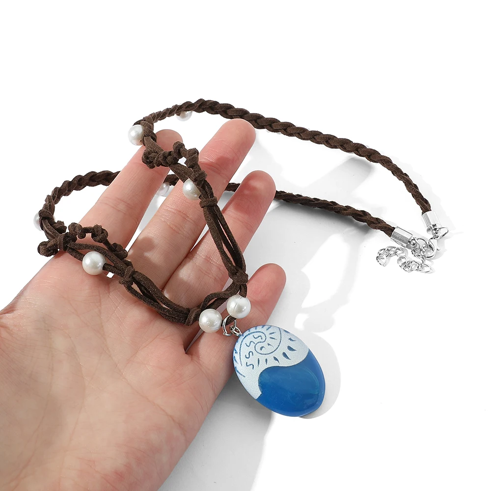Disney Animated Movie Moana Necklace Goddess's Tefiti Heart