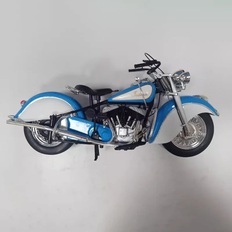 New 1:6 Scale Vintage Indian Motorcycle Diecast Alloy Simulation