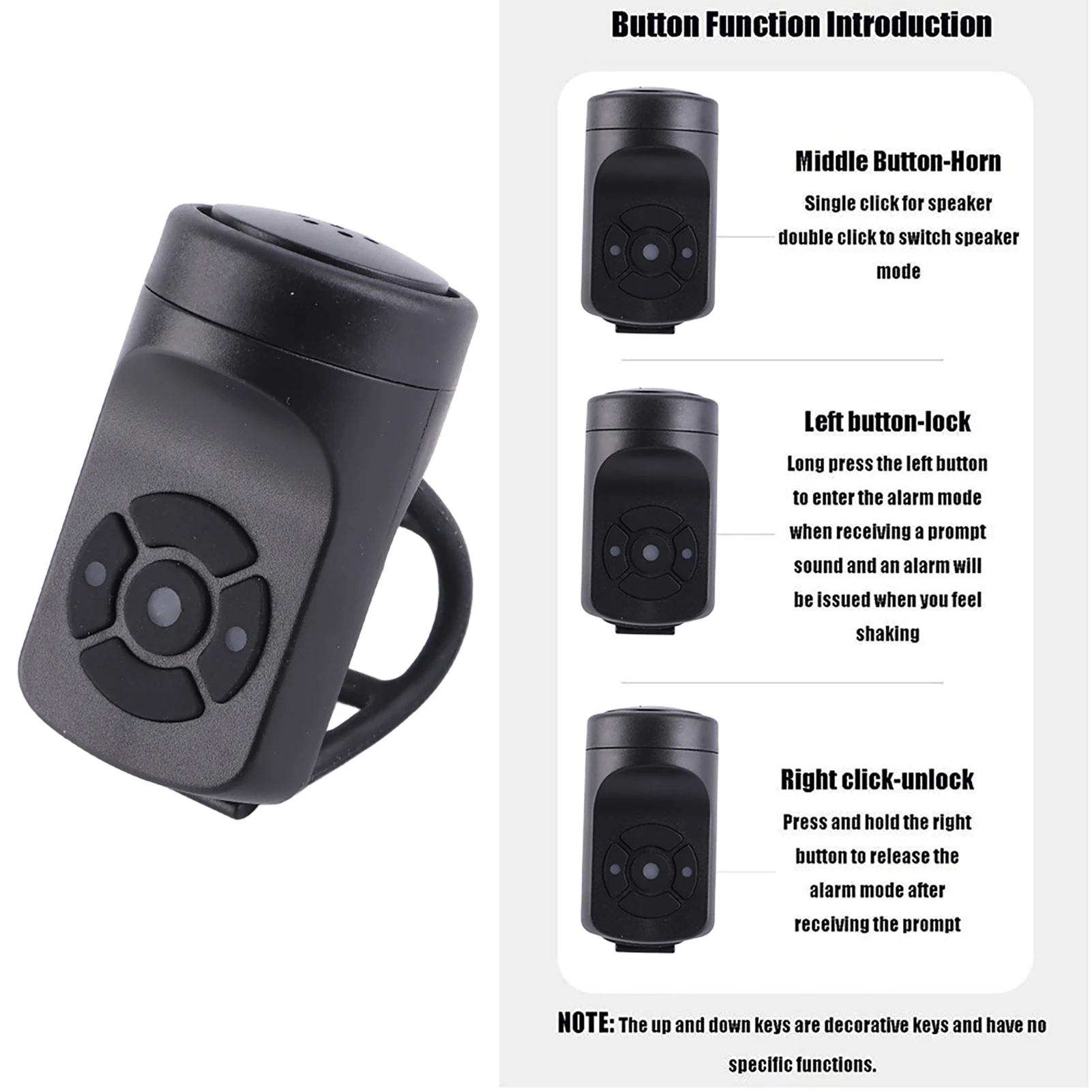 Bicycle Electric Bell Bike USB Charging Horn MTB Mountain Bike Warning Safety Ring Waterproof Bell Cycling Accessories Tool