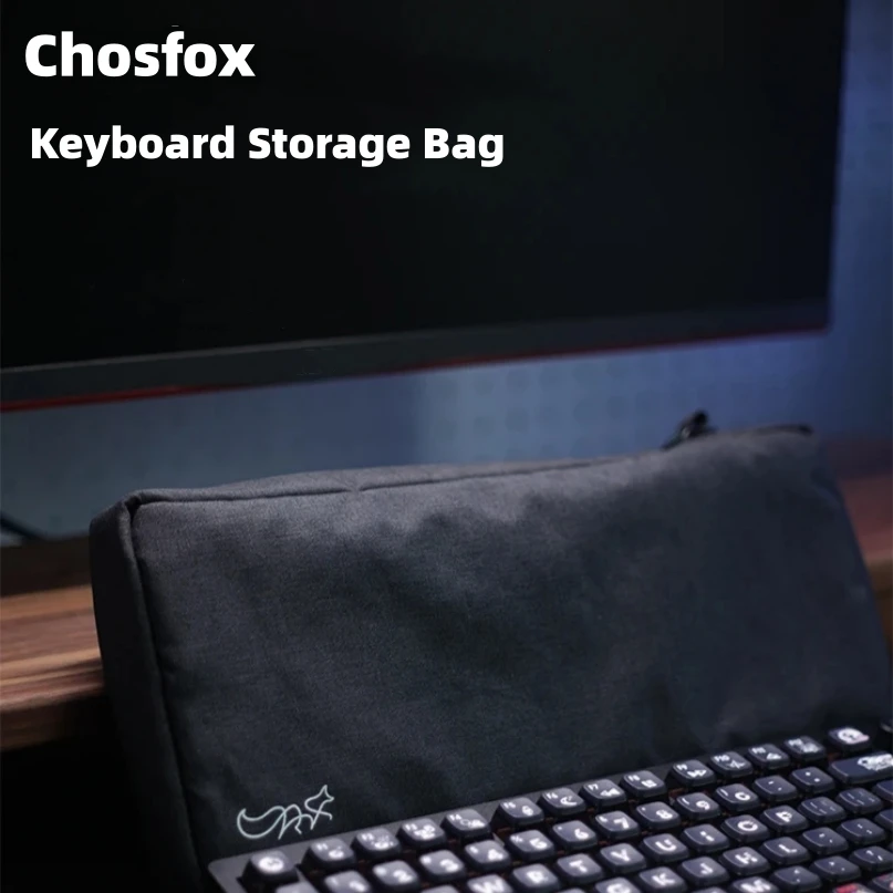 Chosfox-bolsa de Armazenamento Teclado Portátil Grande Capacidade Teclado Mecânico 87 75 67 Impermeável Proteção