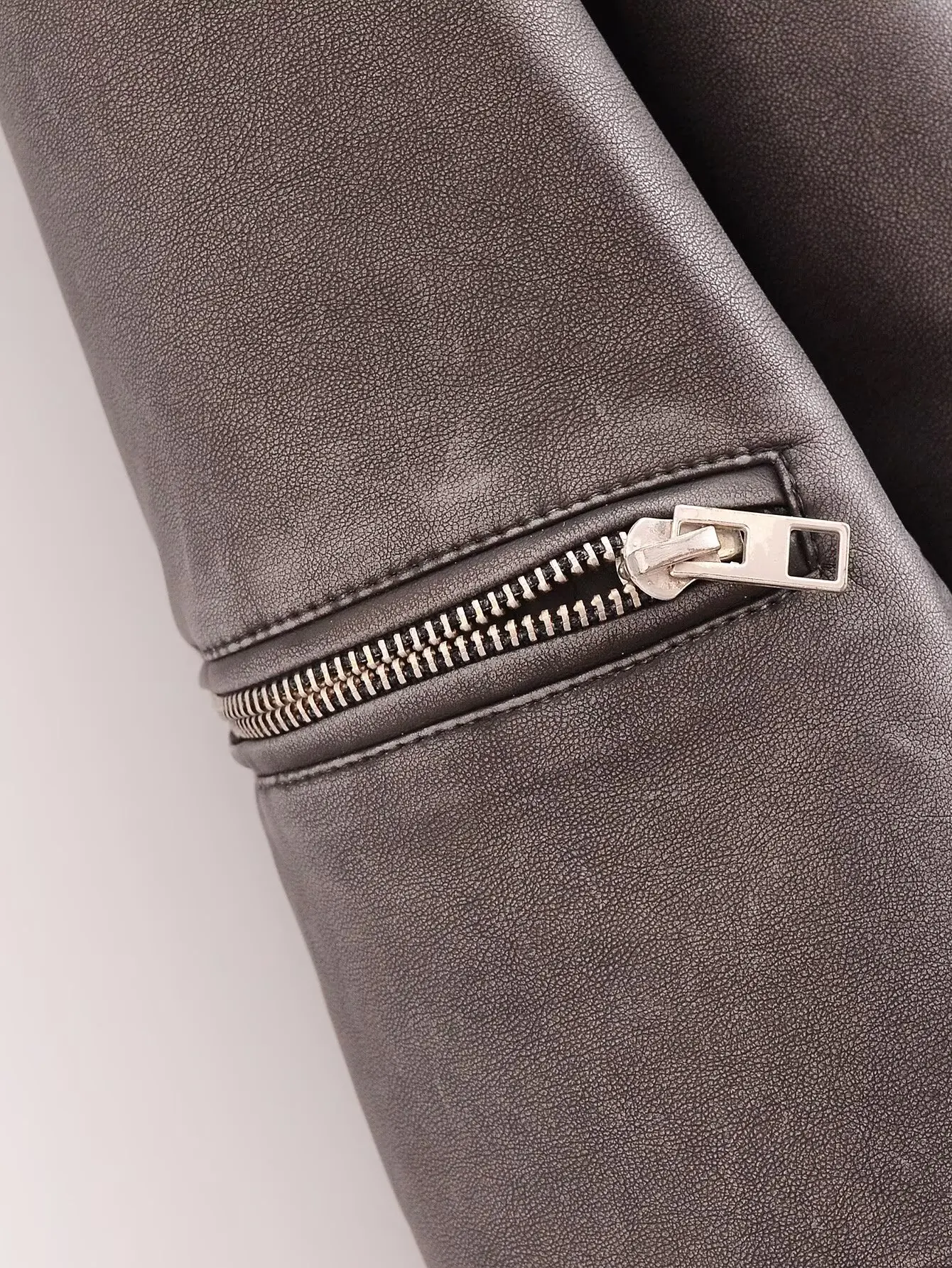 Faux Leather Jackets Women's Coat Pu Long Sleeve Outwear Elegant Solid Fashion 2024 inszart Casual Loose With Zipper Woman Coat