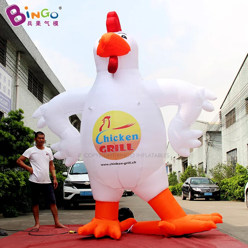 

Hot Sale Inflatable Cartoon Chicken Animal Model For Event Party Advertising And Publicity Can Be Customised BG-C0108