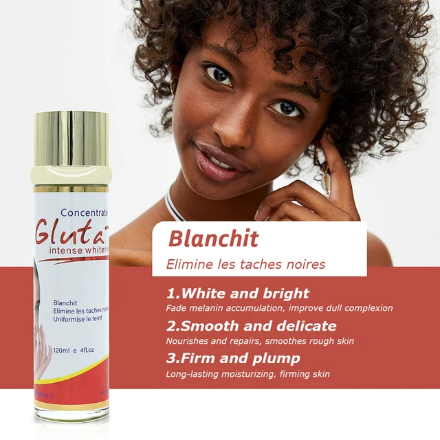 5D Gluta Glutation És C-Vitamin Arcfehérítés Az Anti-Globális Koncentráció Szérum Még Bőr Tónusú Bőrápolás Lényege - Image 2