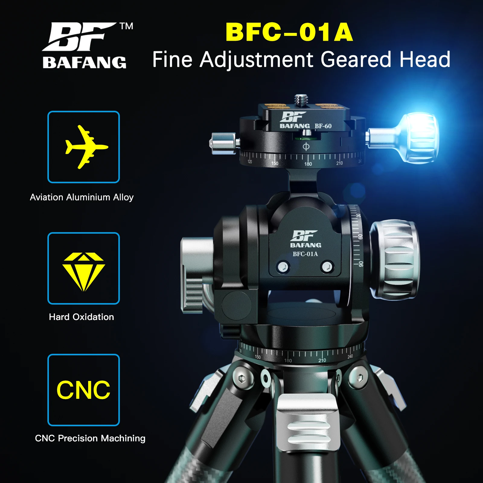 BAFANG Tripod Ball Head Camera Panoramic Adapter For Sony Nikon Canon DSLR Camera Arca Swiss Tripod & accessories Gear Head