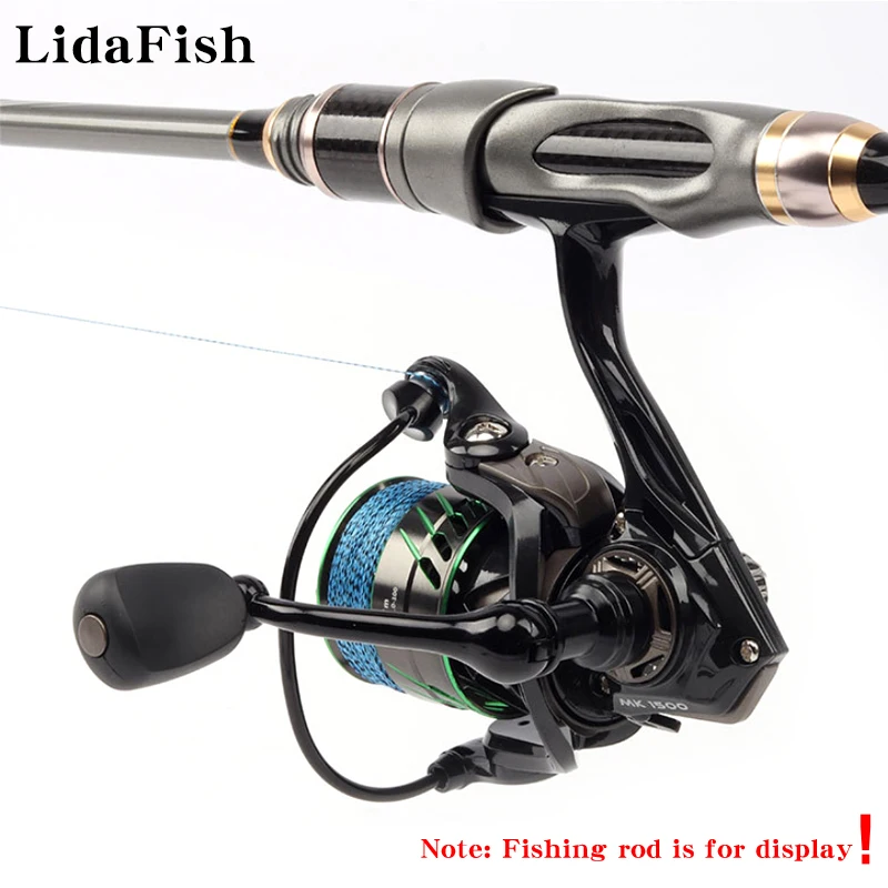 2022 New 1500/2500 Series Fishing Reel Soft Rubber Grip Fishing Coil Max  Drag 8kg Perch Durable Spinning Reel