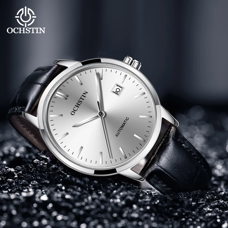 42mm Simple Fashion Automatic Mechanical Watch Perpetual Calendar Waterproof Stainless Steel Automatic Winding High-grade Luxury